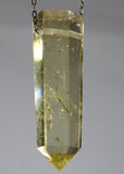 Citrine Quartz Crystal Necklace