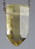 Citrine Quartz Crystal Necklace