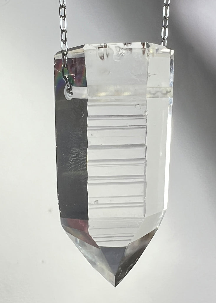 Lemurian Quartz Crystal Necklace