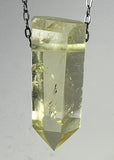Citrine Quartz Crystal Necklace
