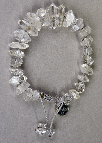 アクセサリー bororo Diamond Quartz Bracelet Herkimer Diamond Bracelet – Joseph Brooks Jewelry