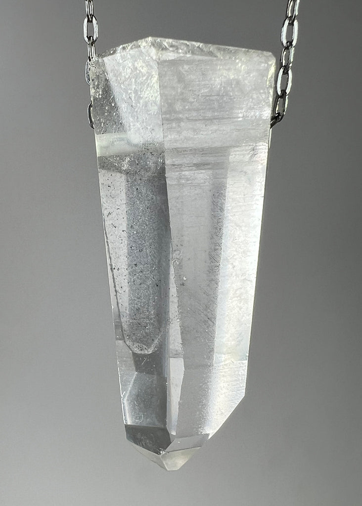 Quartz Crystal with Chlorite Inclusions Necklace