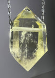 Citrine Quartz Crystal Necklace