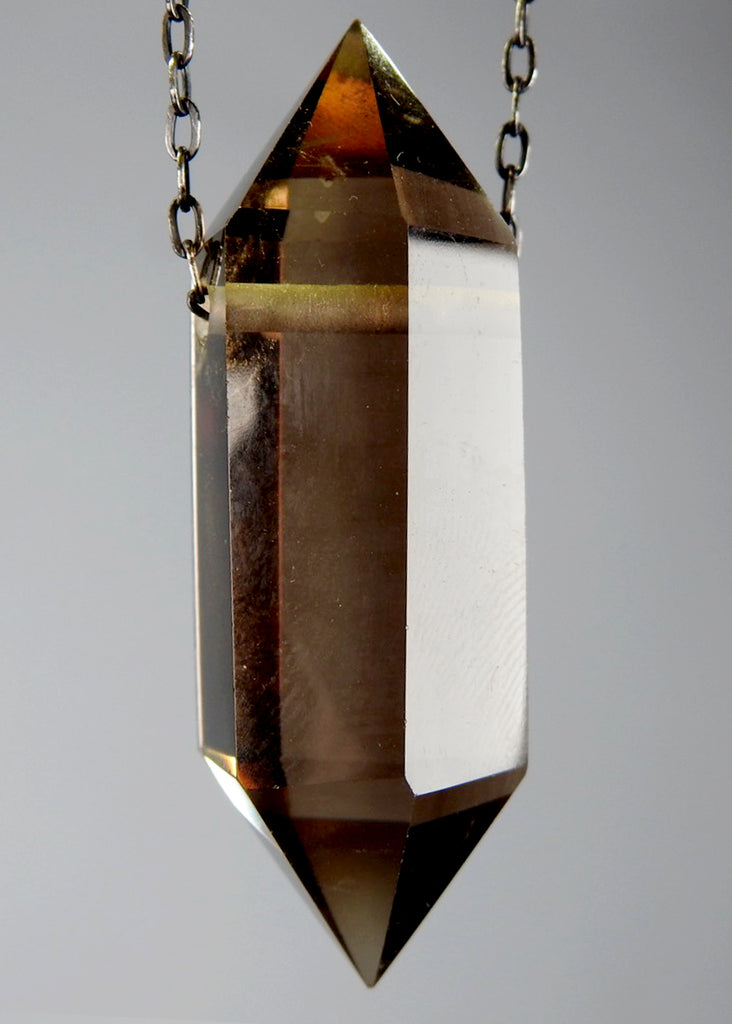 Smoky Quartz Crystal Necklace