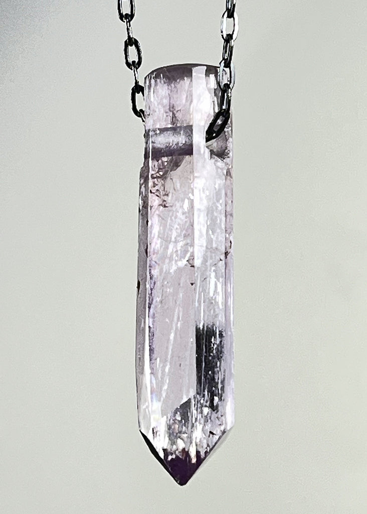 Kunzite Crystal Necklace