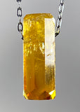 Citrine Quartz  Crystal Necklace