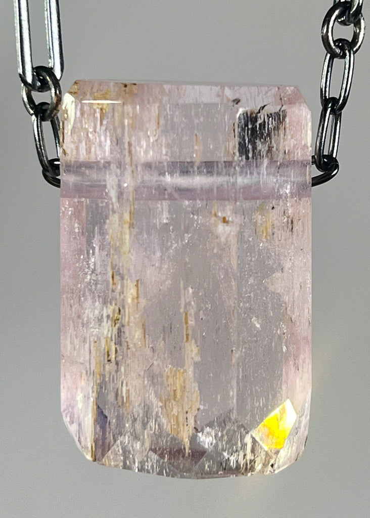 Kunzite Crystal Necklace