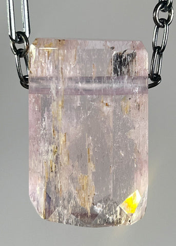 Kunzite Crystal Necklace