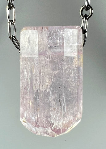 Kunzite Crystal Necklace