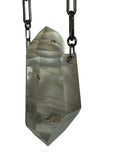Quartz Crystal With Amphibole Inclusions Necklace