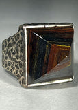Iron Tiger Eye Ring