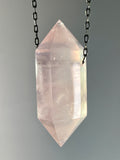Rose Quartz Crystal Necklace