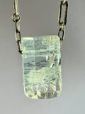 Aquamarine Crystal Necklace