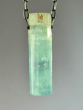 Aquamarine Crystal Necklace