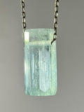 Aquamarine Crystal Necklace