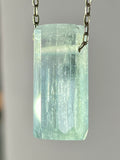 Aquamarine Crystal Necklace