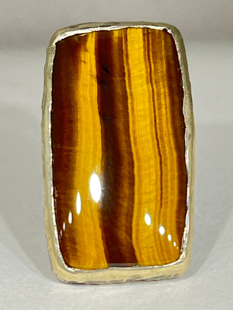 Gold Tiger Eye Ring