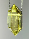 Citrine Quartz Crystal Necklace