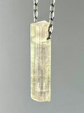 Pink Tourmaline Crystal Necklace