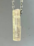 Pink Tourmaline Crystal Necklace