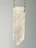 Rose Quartz Crystal Necklace