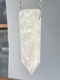 Rose Quartz Crystal Necklace