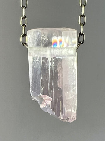 Kunzite Crystal Necklace