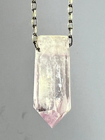 Kunzite Crystal Necklace