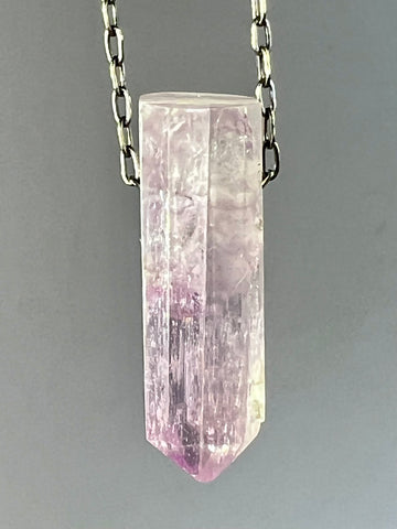 Kunzite Crystal Necklace