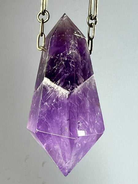 Amethyst Crystal Necklace – Joseph Brooks Jewelry