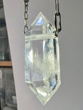 Clear Quartz Crystal Necklace