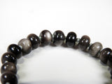 Silver Obsidian Bracelet