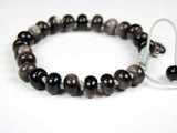 Silver Obsidian Bracelet