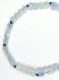 Aquamarine Cube Bracelet