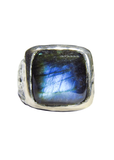 Labradorite Blue Flash Ring