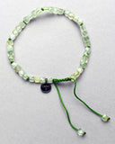 Prehnite Cube Bracelet