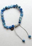 Apatite Cube Bracelet