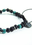 Arizona Turquoise and Black Onyx Bracelet