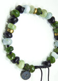 Beryl, Jade British Columbian and Black Onyx Bracelet