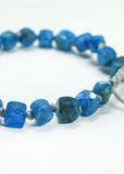 Apatite Cube Bracelet