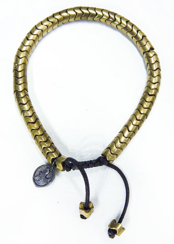Brass Snake Bracelet