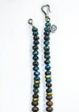 Bronzite, Chrysocolla & Peridot "Carrizo Plain" Surf Necklace