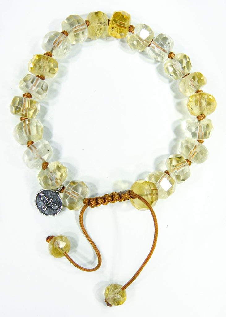 Citrine Quartz Crystal Bracelet