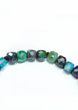 Chrysocolla Cube Bracelet