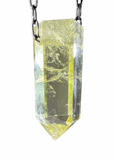 Citrine Quartz Crystal Necklace