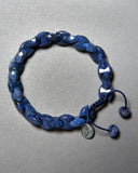 Dumortierite Chain Cut Bracelet