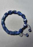 Dumortierite Chain Cut Bracelet