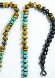 Arizona Turquoise, Chrysocolla & Picture Jasper "Joshua Tree" Surf Necklace