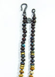 Arizona Turquoise, Chrysocolla & Picture Jasper "Joshua Tree" Surf Necklace