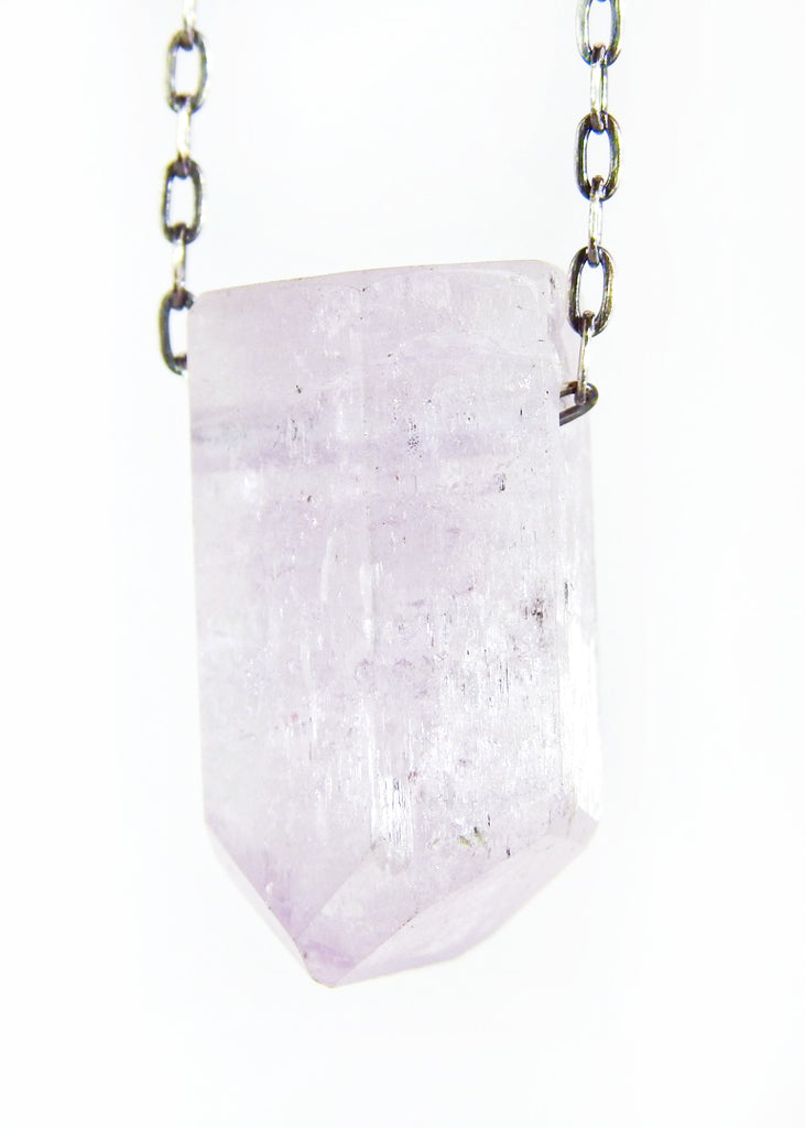 Kunzite Crystal Necklace